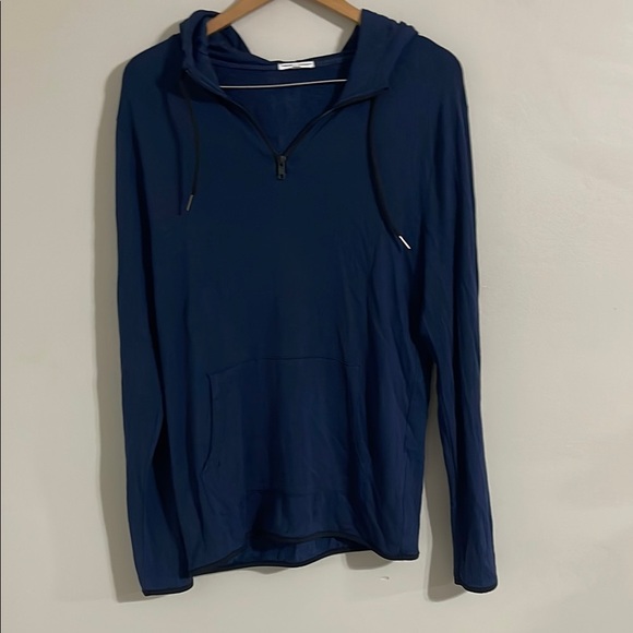 Thread 4 Thought Navy Blue Long Sleeve Madeflex Hoodie small - Picture 1 of 10